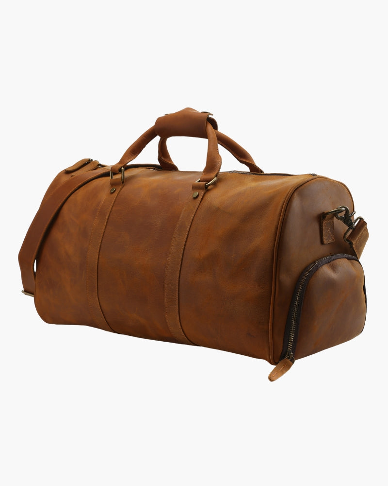 Variant image for Elegante Duffle-Tasche aus Hochwertigem 600D-Stoff mit Lederakzenten – Geräumig und Langlebig für Reisen und Alltag-3