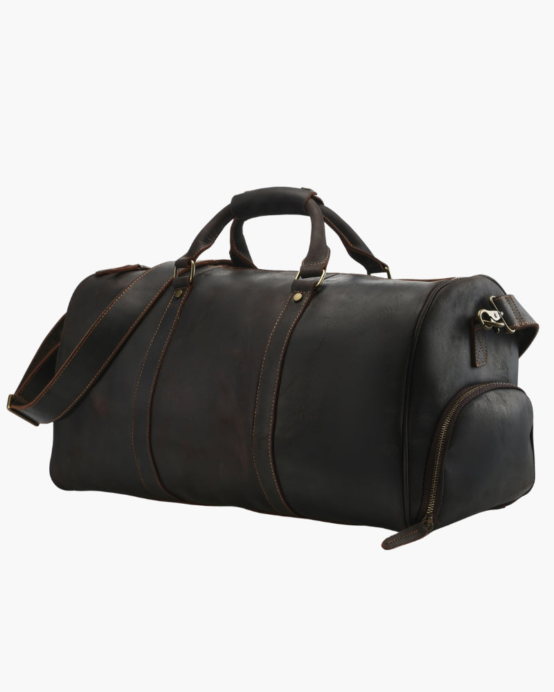Variant image for Elegante Duffle-Tasche aus Hochwertigem 600D-Stoff mit Lederakzenten – Geräumig und Langlebig für Reisen und Alltag-2