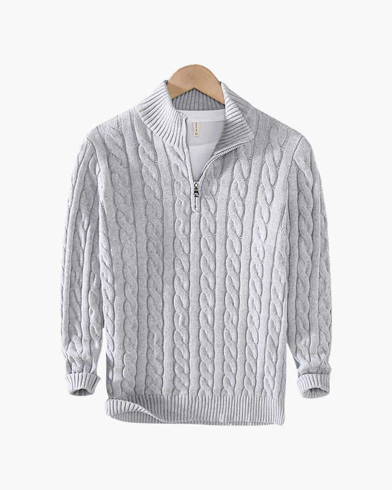 Brighton Zip-Strickpullover