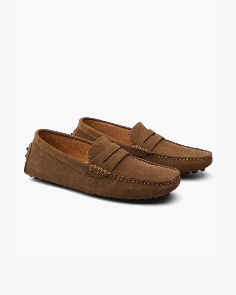 Variant image for Elegante Wildleder Slipper Herren – Komfortable Mokassins mit Leder Innensohle für jeden Anlass-21