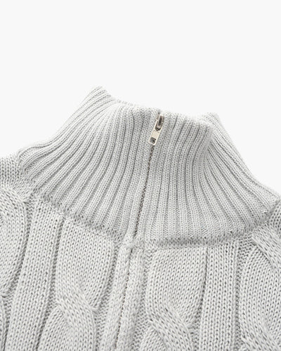 Brighton Zip-Strickpullover