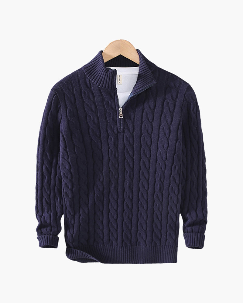 Brighton Zip-Strickpullover