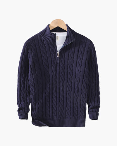 Brighton Zip-Strickpullover