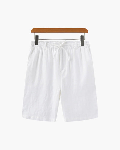 Variant image for Leinen Shorts Herren – Bequeme Kurze Leinenhose aus 100% Leinen für Sommer, Atmungsaktiv und Vielseitig, Gerade Passform-9