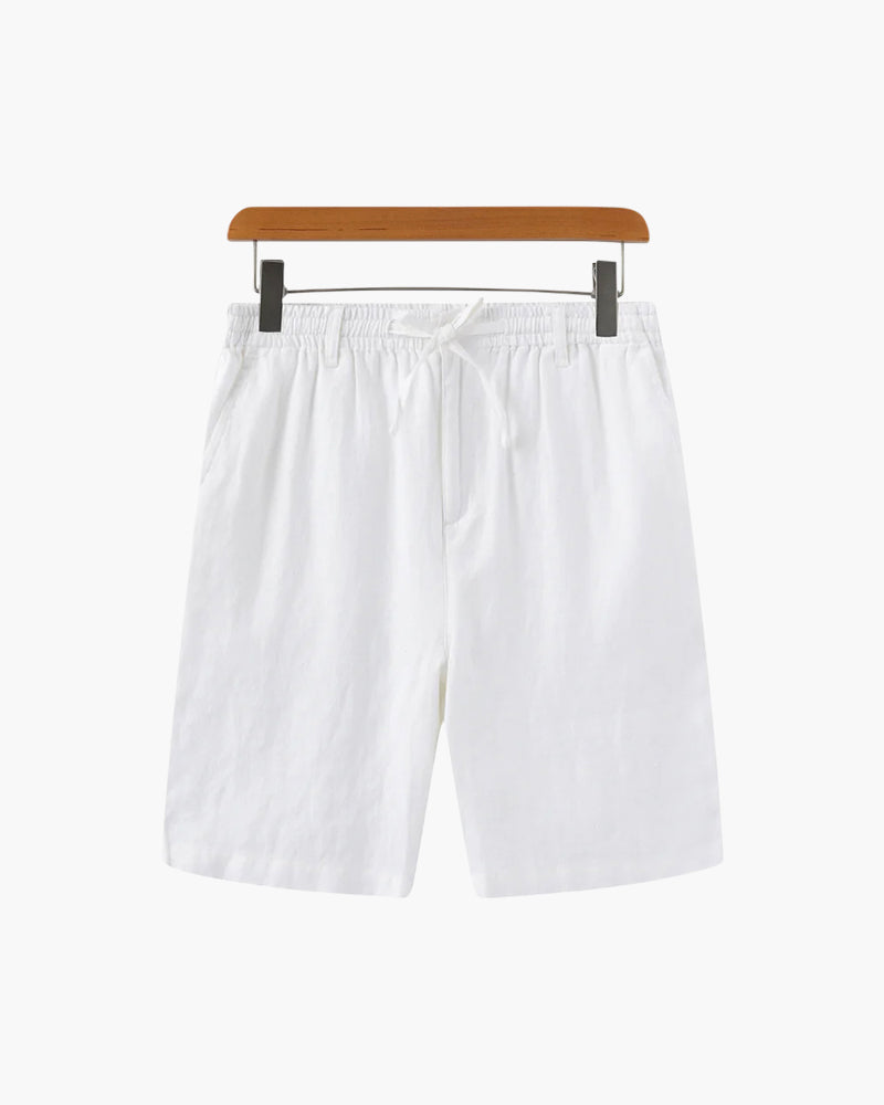Variant image for Leinen Shorts Herren – Bequeme Kurze Leinenhose aus 100% Leinen für Sommer, Atmungsaktiv und Vielseitig, Gerade Passform-6