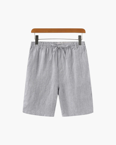 Variant image for Leinen Shorts Herren – Bequeme Kurze Leinenhose aus 100% Leinen für Sommer, Atmungsaktiv und Vielseitig, Gerade Passform-16