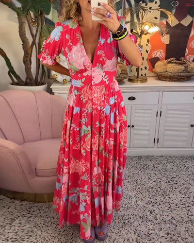 MILA Sommerkleid mit Blumenprint