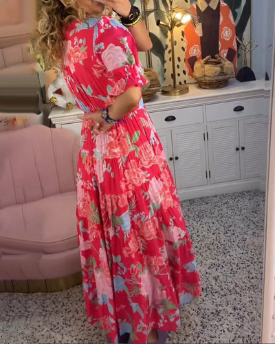 MILA Sommerkleid mit Blumenprint
