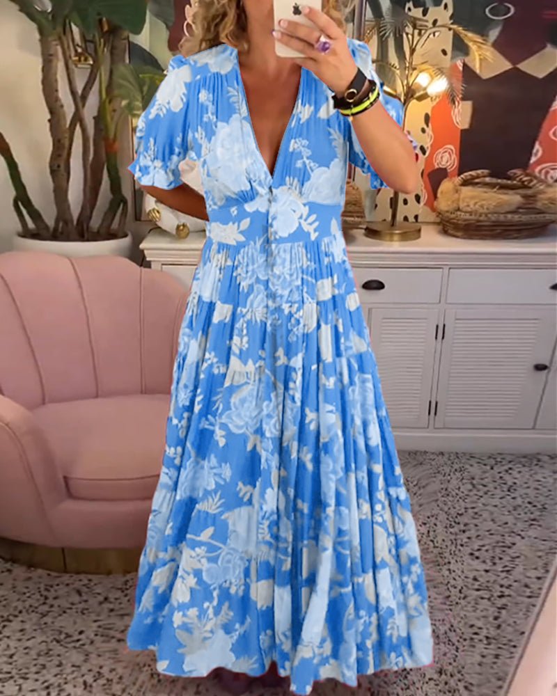 MILA Sommerkleid mit Blumenprint
