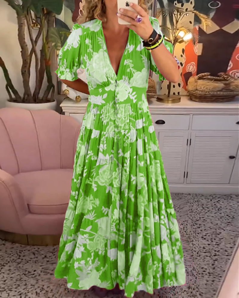 MILA Sommerkleid mit Blumenprint