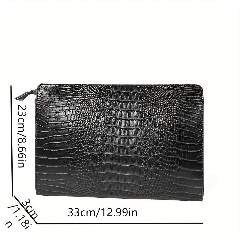 Adrian | Elegante Clutch aus Leder für Herren vielseitig