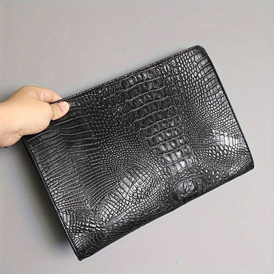Adrian | Elegante Clutch aus Leder für Herren vielseitig