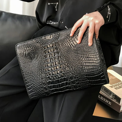 Adrian | Elegante Clutch aus Leder für Herren vielseitig