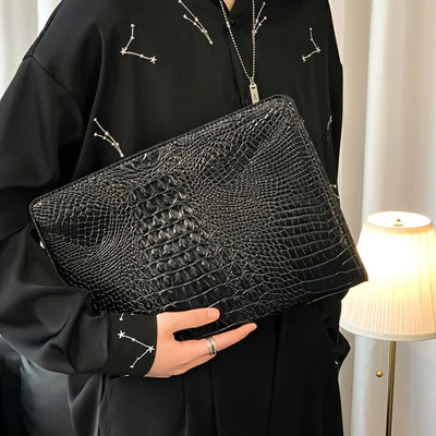 Adrian | Elegante Clutch aus Leder für Herren vielseitig