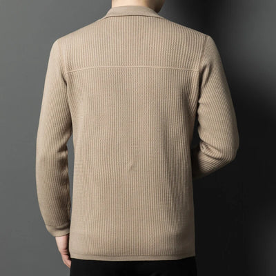 Adrian | Eleganter Herren Cardigan aus Samt für Herbst