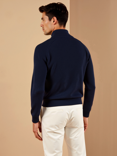 Adrian | Eleganter Pullover für Herren Übergangszeit Baumwolle