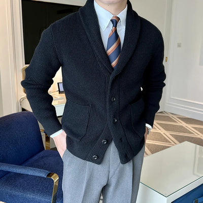 Adrian | Eleganter Strickcardigan für Herren langarm