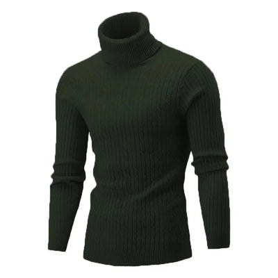 Adrian | Eleganter Strickpullover für Herren hochgeschlossen