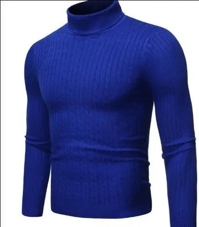 Adrian | Eleganter Strickpullover für Herren hochgeschlossen