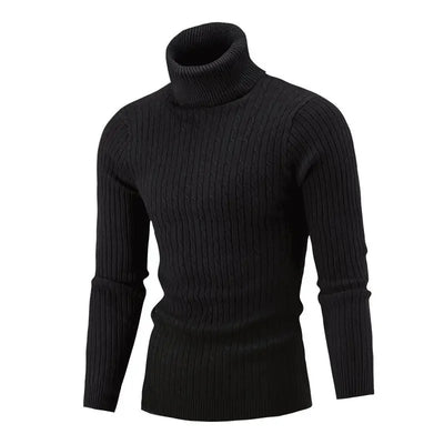 Adrian | Eleganter Strickpullover für Herren hochgeschlossen