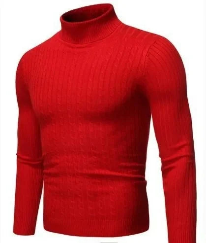Adrian | Eleganter Strickpullover für Herren hochgeschlossen