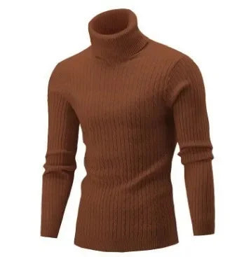 Adrian | Eleganter Strickpullover für Herren hochgeschlossen