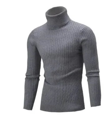 Adrian | Eleganter Strickpullover für Herren hochgeschlossen