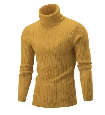 Adrian | Eleganter Strickpullover für Herren hochgeschlossen