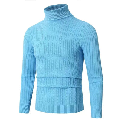 Adrian | Eleganter Strickpullover für Herren hochgeschlossen