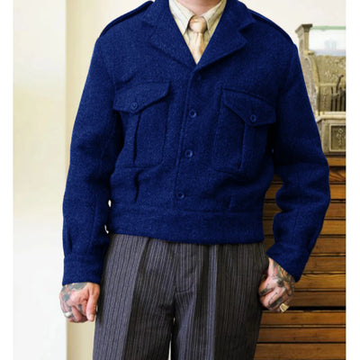 Adrian | Hochwertige Wolljacke für Herren Winter