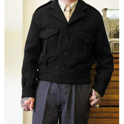 Adrian | Hochwertige Wolljacke für Herren Winter