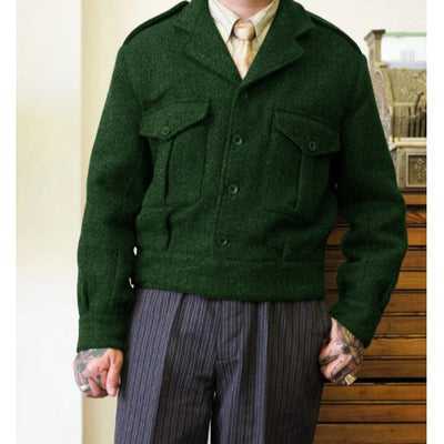 Adrian | Hochwertige Wolljacke für Herren Winter