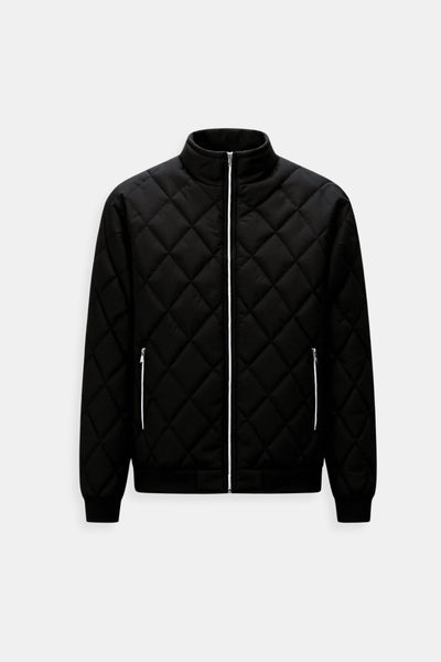 Alessandro | Elegante Steppjacke für Herren Schwarz 5