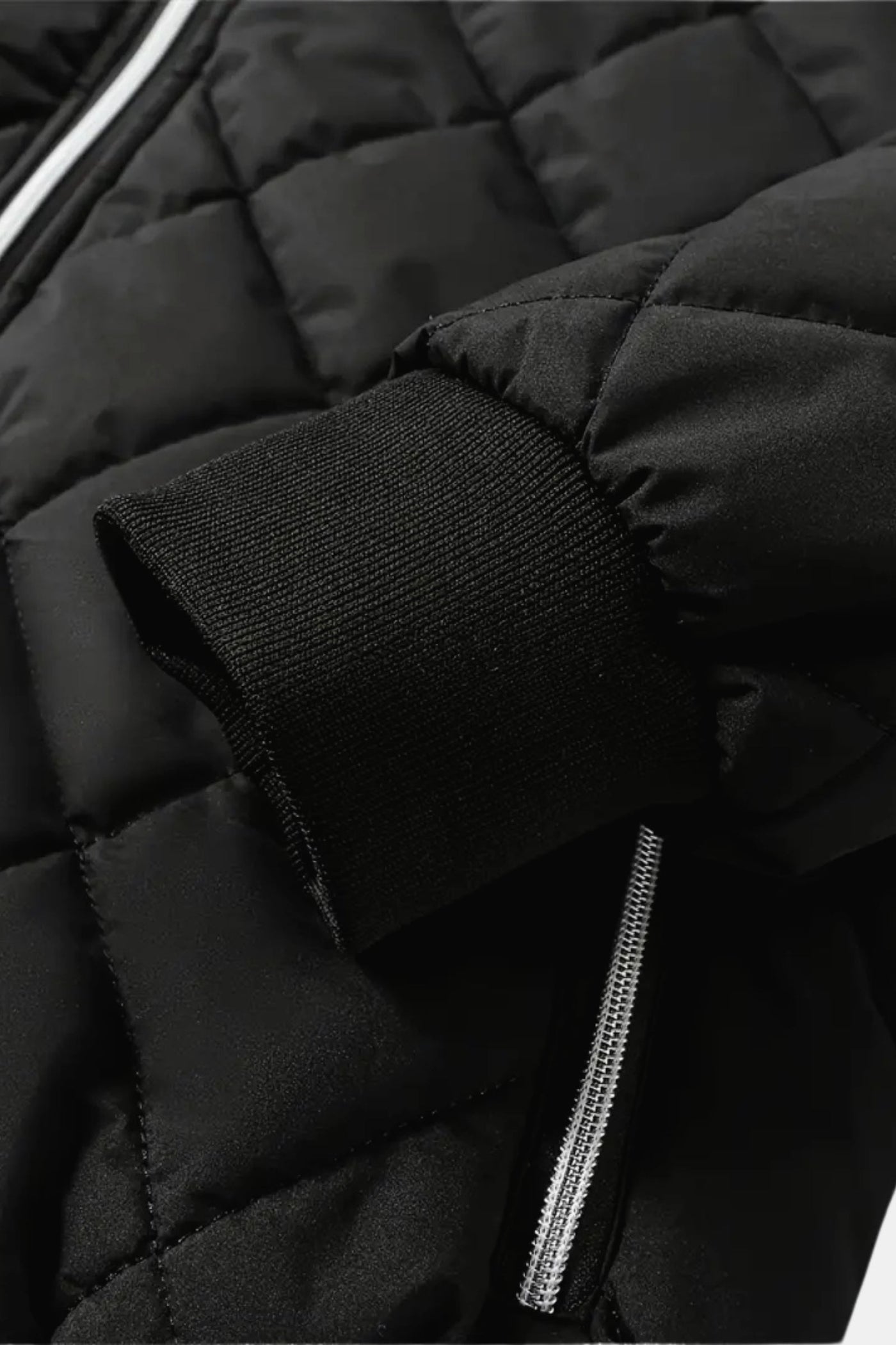 Alessandro | Elegante Steppjacke für Herren Schwarz 7