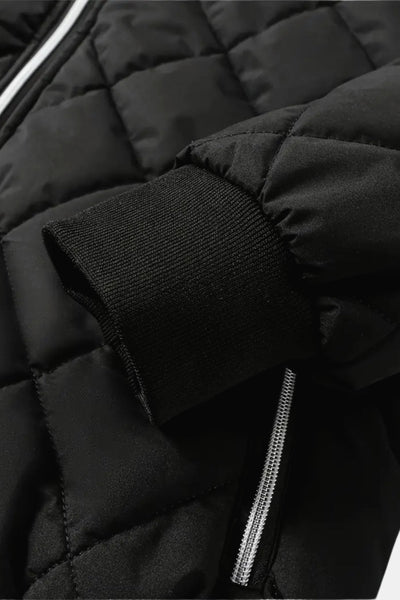 Alessandro | Elegante Steppjacke für Herren Schwarz 7