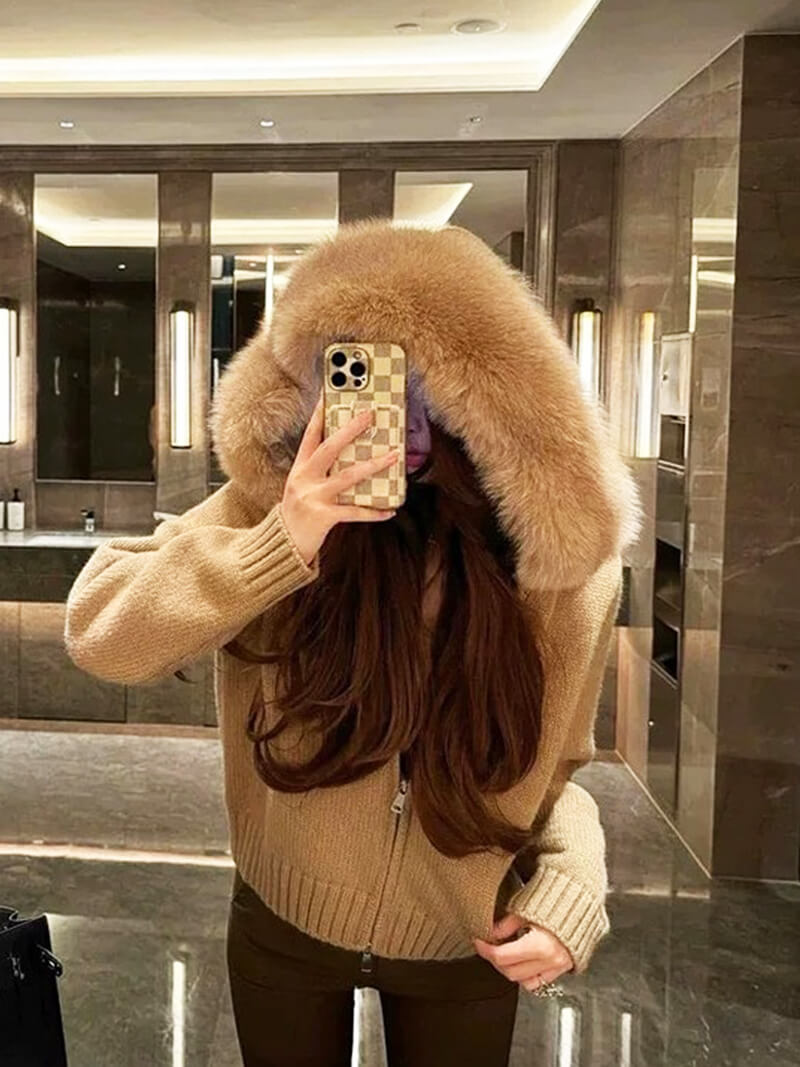 Alison | Elegante Kunstpelzjacke für Damen Herbst-Winter