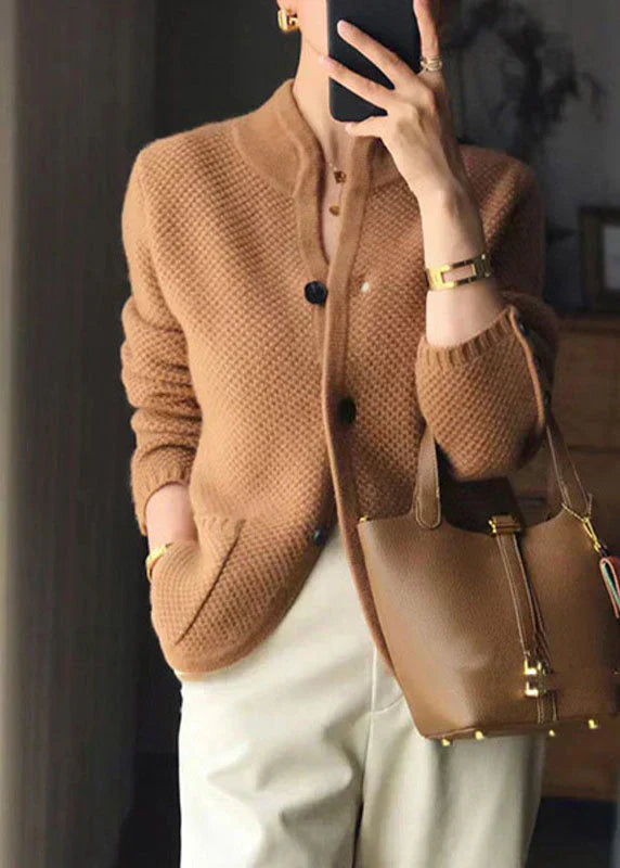 Alissa | Stilvolle Strickjacke für Damen lang kuschelig