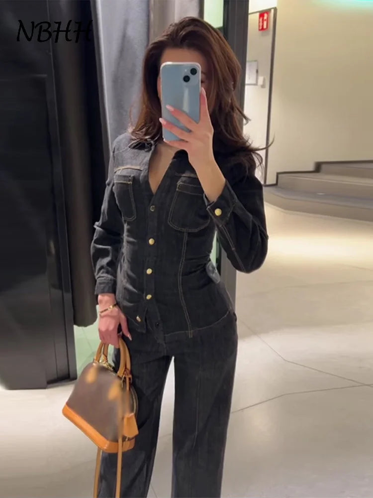 Amelie | Elegante Denimjacke für Damen Slim Fit Herbst