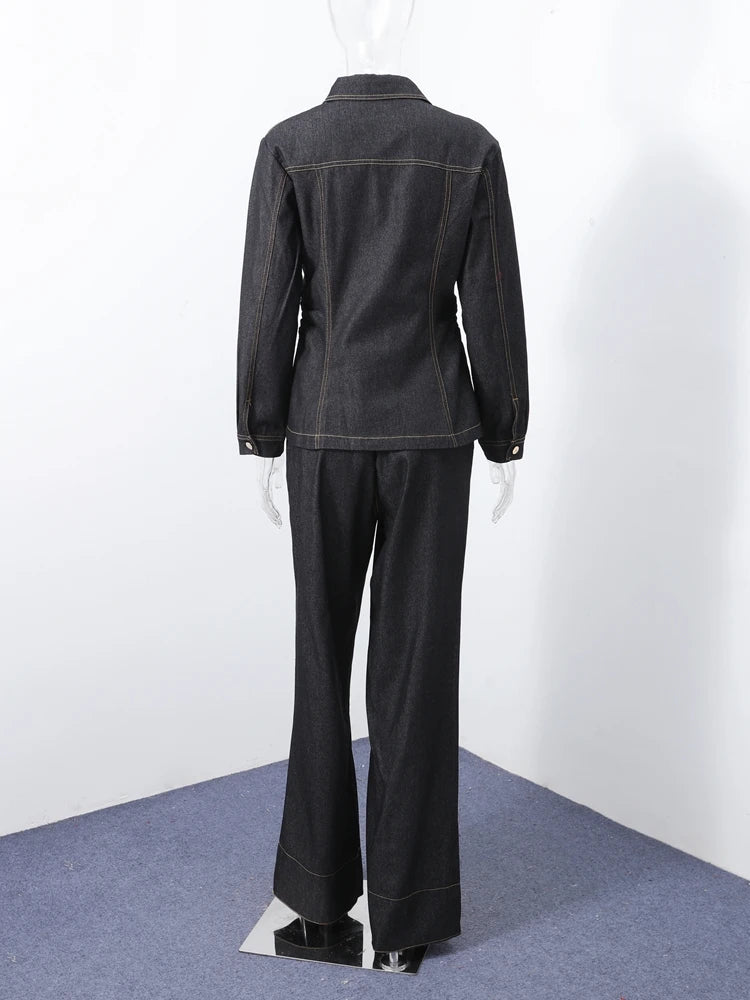 Amelie | Elegante Denimjacke für Damen Slim Fit Herbst