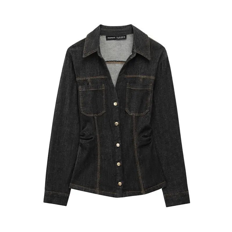 Amelie | Elegante Denimjacke für Damen Slim Fit Herbst