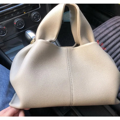 Amelie | Elegante Handtasche für Damen Leder Schwarz