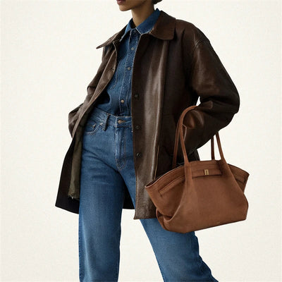 Amelie | Elegante Handtasche für Damen aus Wildleder