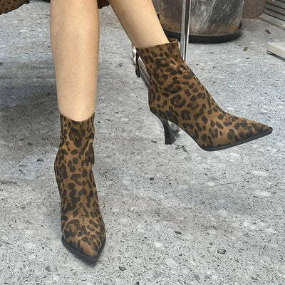 Amelie | Elegante Knöchelstiefel für Damen High Heel