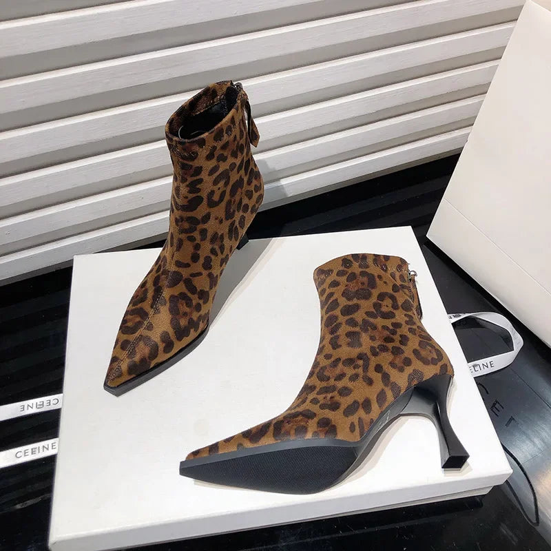 Amelie | Elegante Knöchelstiefel für Damen High Heel