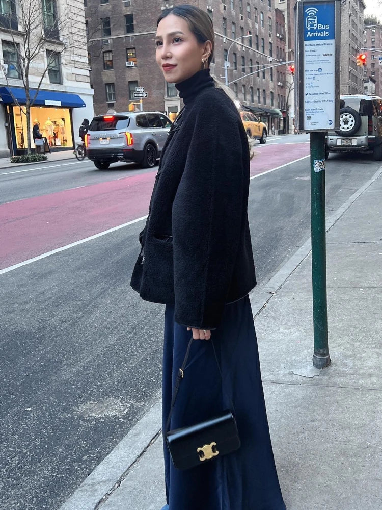 Amelie | Elegante Kunstfelljacke für Damen Winter