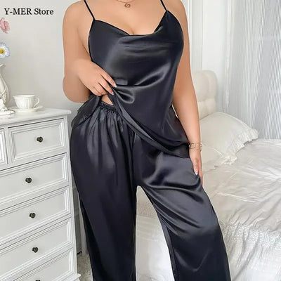 Amelie | Elegante Satin-Nachtwäsche für Damen Sommer 0