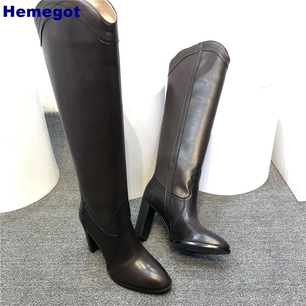 Amelie | Elegante Snake-Print Stiefel für Damen hoch