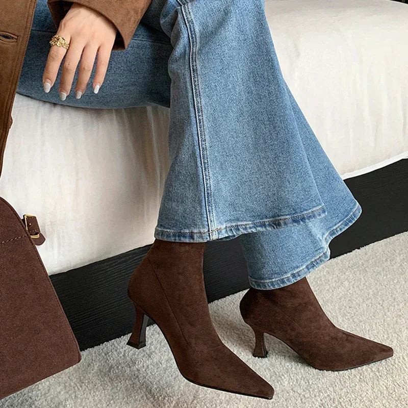 Amelie | Elegante Stiefeletten für Damen Herbst/Winter