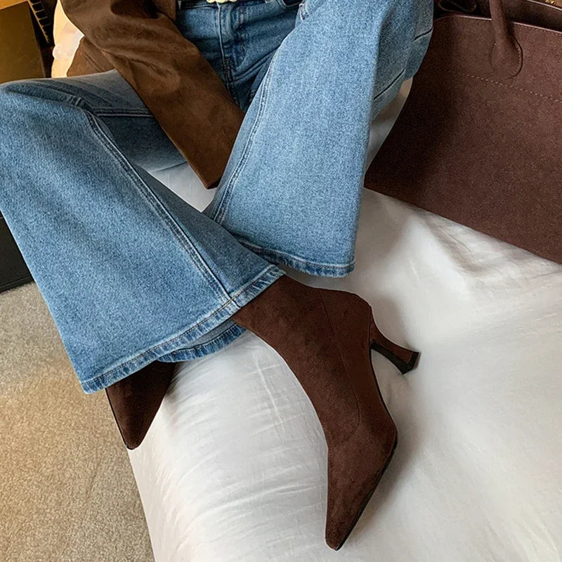Amelie | Elegante Stiefeletten für Damen Herbst/Winter