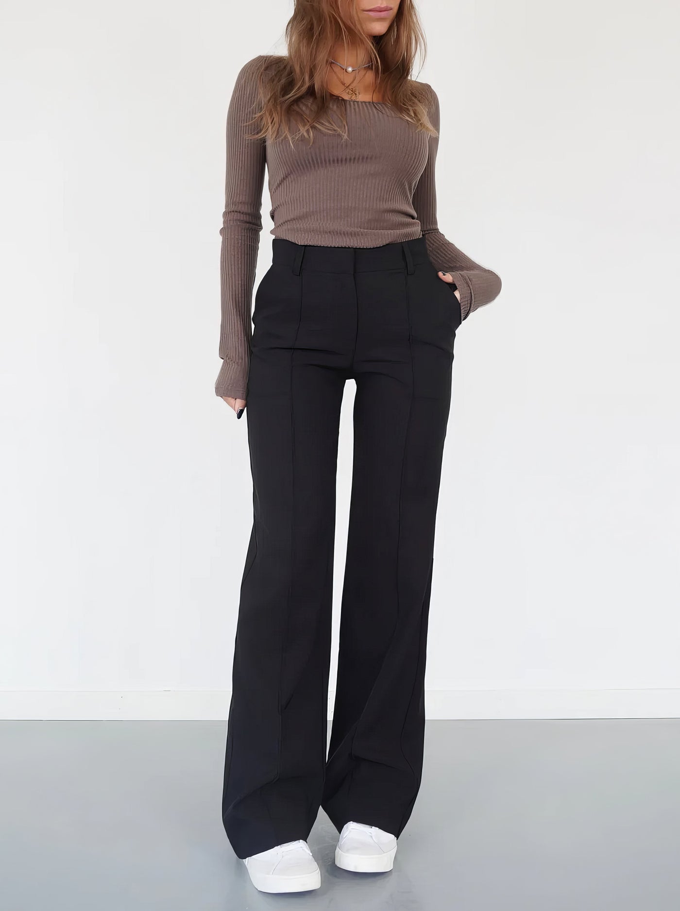 Amelie | Elegante Stoffhose für Damen Sommer